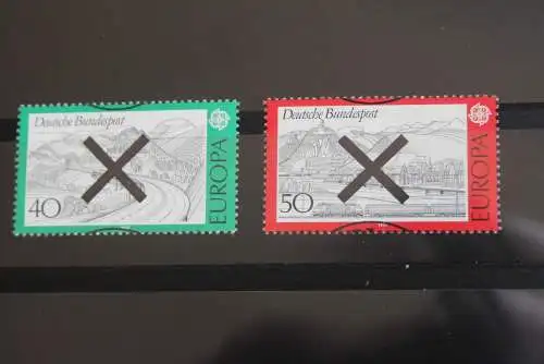 Deutschland BRD EUROPA-Marken 1977 mit Andreaskreuz