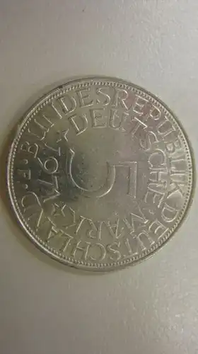 5 DM Silbermünze 1971 FR, stg