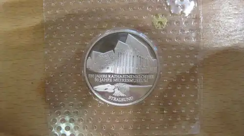 10 DM Silbermünze Katharienenkloster 2001 F, PP