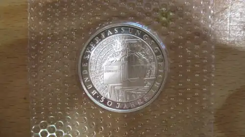 10 DM Silbermünze Bundesverfassungsgericht 2001 F, PP