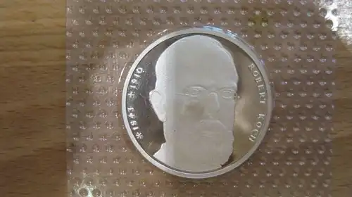 10 DM Silbermünze Robert Koch