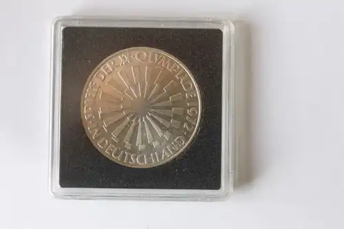 10 DM Silbermünze Olympische Spiele 1972 in Deutschland, 1970 D, stg