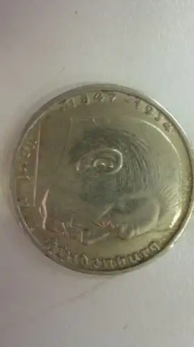 2 RM Reichsmark 1939 B