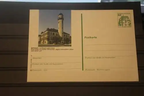 [Werbepostkarte] Hof. 