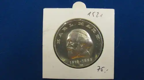 DDR Gedenkmünze 20 Mark Karl Marx 1968 Silbermünze