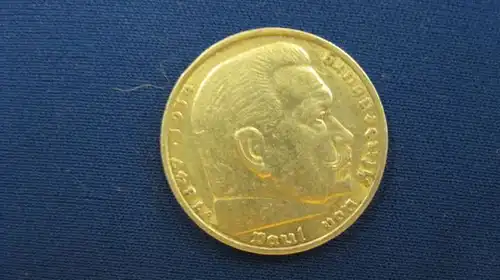Silbermünze Kursmünze 5 RM Reichsmark 1936 F vz