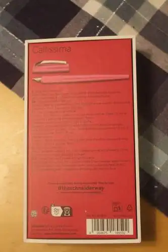 Kalligraphie Schreibset Markenset Schneider, 3-teilig, rose-metallic