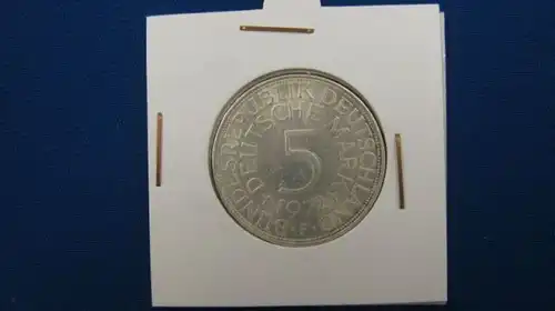 5 DM Silbermünze Kursmünze 1963 D
