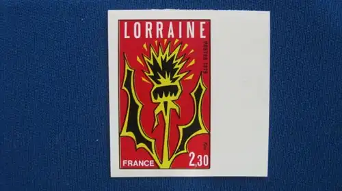 Michel-Nr. 2178 U ** \"Lothringen\" 1979 ungezähnt, geschnitten Seitenrand rechts