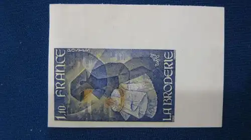 Michel-Nr. 2199 U ** geschnitten, ungezähnt Stickerei 1980