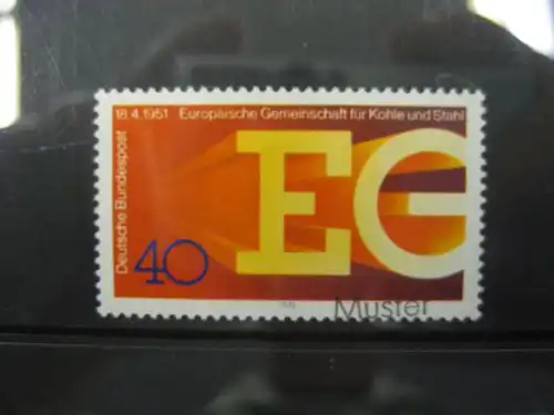 CEPT-Mitläuferausgabe, EUROPA-Union-Symphatieausgabe Bundesrepublik Deutschland , Mi.-Nr. 880 als MUSTER-Marke **