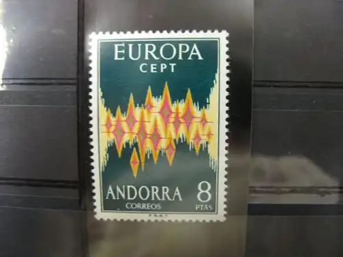 CEPT EUROPA-UNION, Spanische Post Andorra 1972, Mi.-Nr. 71, **