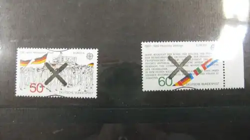 CEPT EUROPA-UNION Deutschland 1982 mit Andreaskreuz 1130-1131