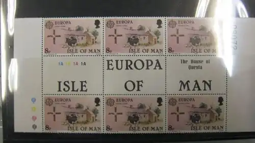 CEPT EUROPA-UNION Großbritannien Isle of Man 1981 Zwischenstegpaare ZW 187 - ZW 188 **