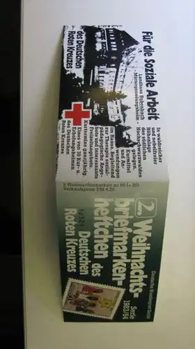 Markenheft BERLIN 2. Weihnachts-Briefmarken-Heftchen des Deutschen Roten Kreuzes Serie 1983/84