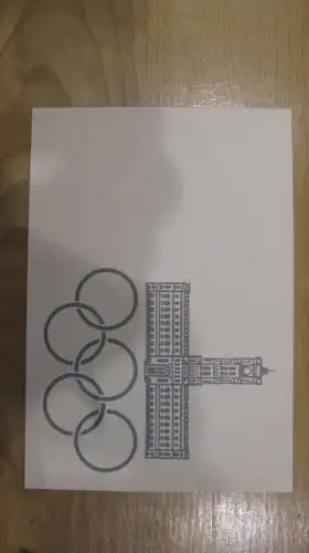 Amtl. Ersttagsblatt ETB 1/1985 90. Session des IOC 1985