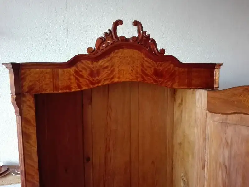 Kleiderschrank , Eintürer, Louis Philippe Stil 7