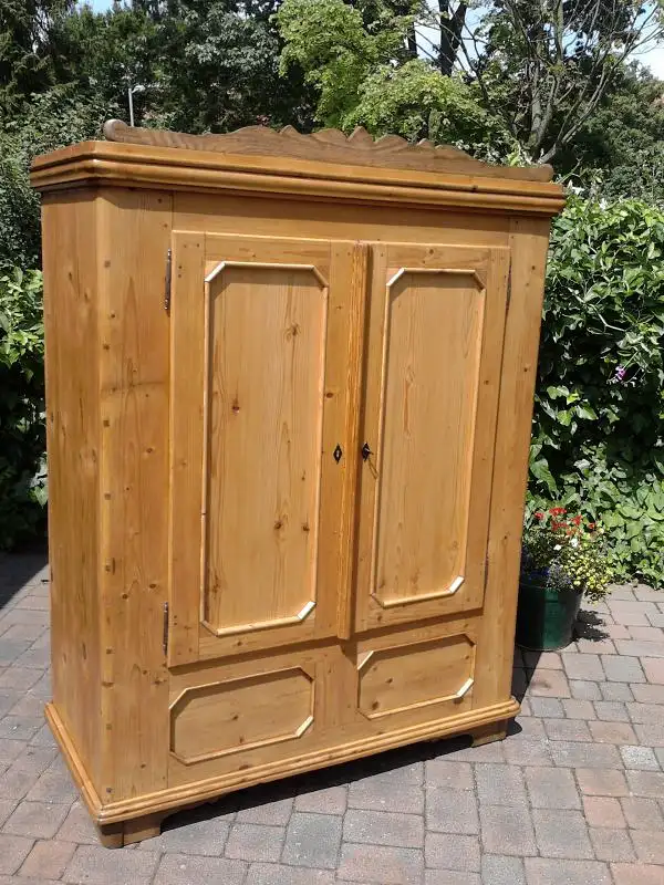 Dielenschrank, Kiefer, Spätbiedermeier 1