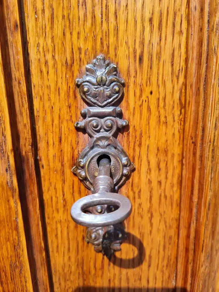 Dielenschrank Eiche zerlegbar Gründerzeit 11