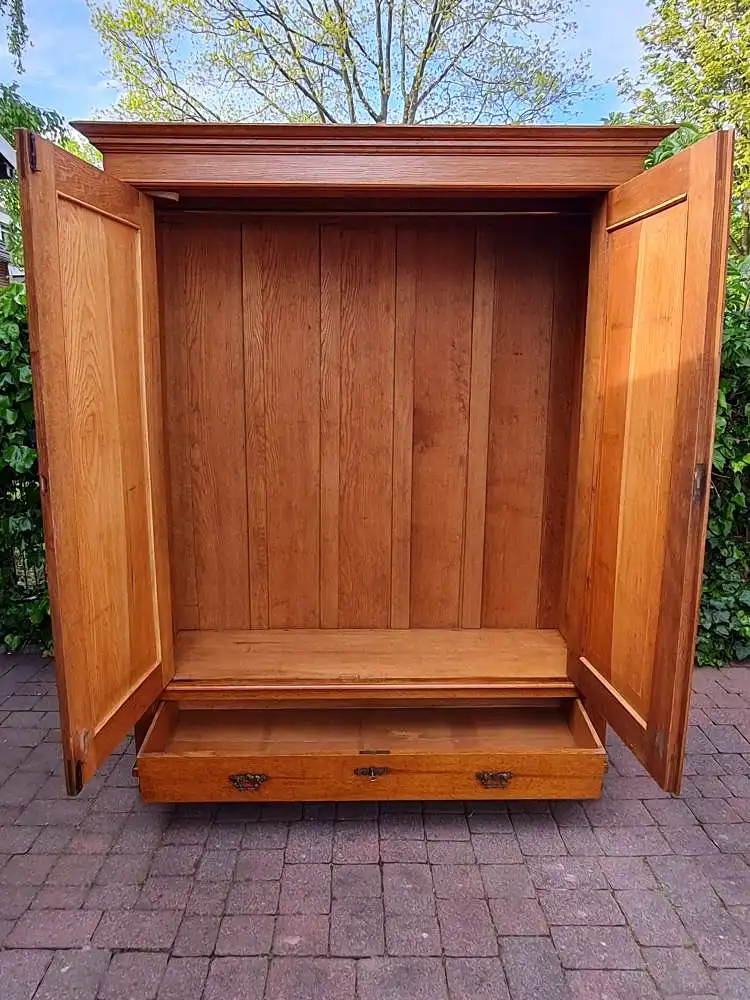 Dielenschrank Eiche zerlegbar Gründerzeit 6