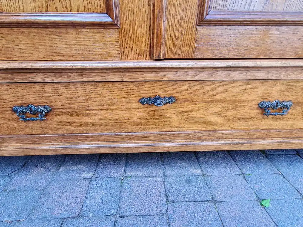 Dielenschrank Eiche zerlegbar Gründerzeit 8