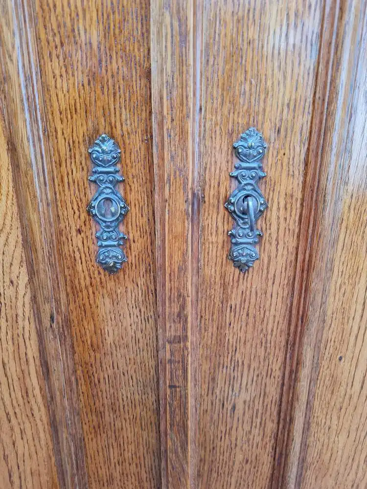 Dielenschrank Eiche zerlegbar Gründerzeit 9