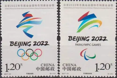 Olympic & Paralympic Games 2022 - Beijing, China