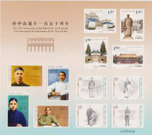 The 150th Anniversary of the Birth of Sun Yat-sen, 1866-1925