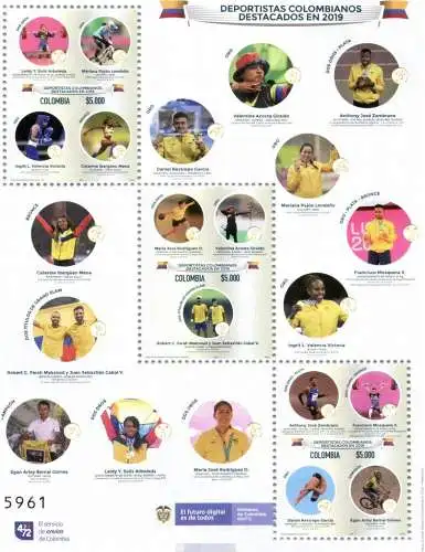 Colombian Sports Heroes of 2019