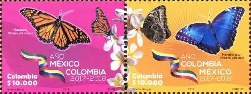 Butterflies - Mexico-Colombia Year