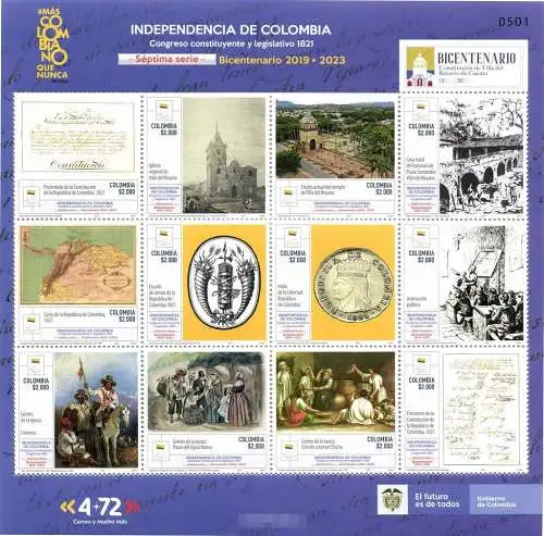 Independence of Colombia - The 200th Anniversary of the Constituent and Legislative Congress of 1821