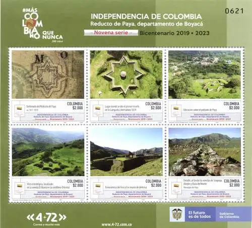 Independence of Colombia - Reducto de Paya, Department of Boyaca