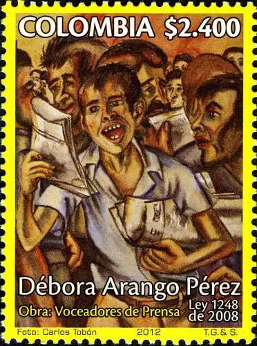 Debora Arango Perez - Child selling newspapers