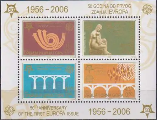 The 50th Anniversary of the First EUROPA Stamps