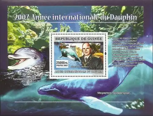 International Year of the Dolphin 2007 - Albert II of Monaco, Amazon River Dolphin