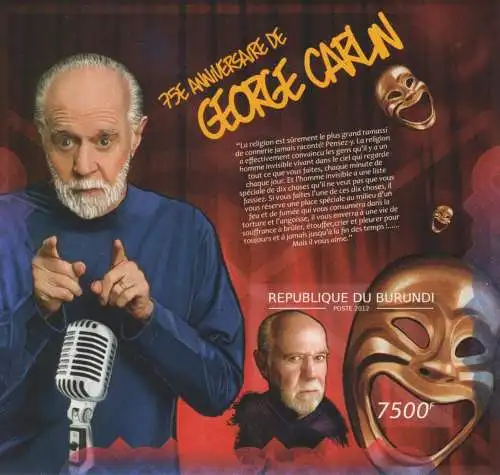 The 75th Anniversary of the Birth of George Carlin, 1937-2008