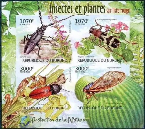 Protection of Nature - Insects & Planst of the Red List