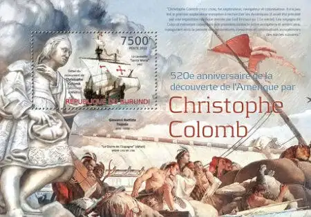 The 520th Anniversary of the Discovery of America by Christopher Columbus