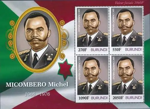 Presidents of Burundi - Michel Micombero