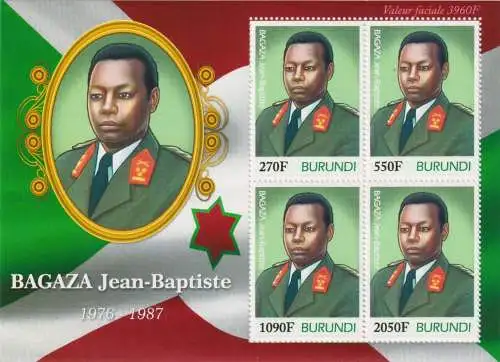 Presidents of Burundi - Jean-Baptiste Bagaza