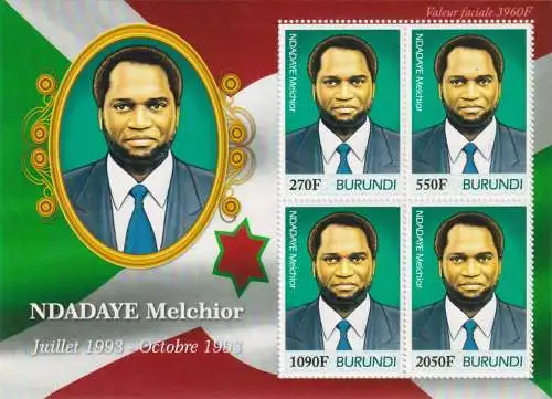 Presidents of Burundi - Melchior Ndadaye