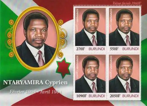 Presidents of Burundi - Cyprien Ntaryamira