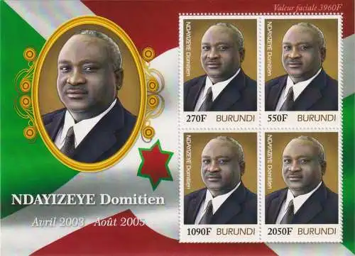 Presidents of Burundi - Domitien Ndayizeye