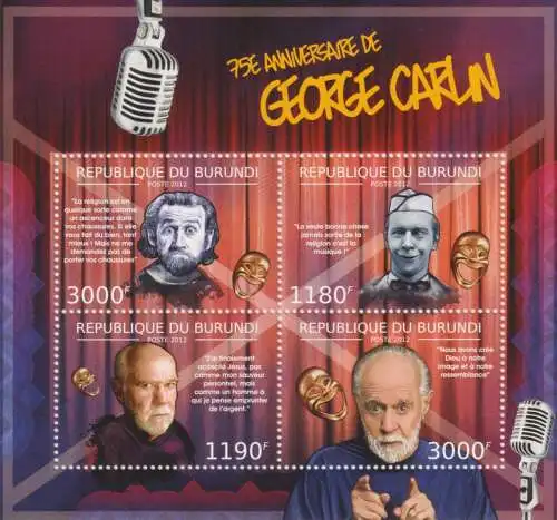 The 75th Anniversary of the Birth of George Carlin, 1937-2008