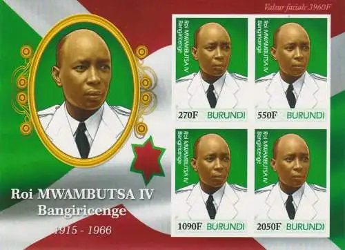 King of Burundi - Mwambutsa IV