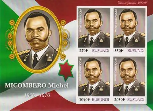 Presidents of Burundi - Michel Micombero