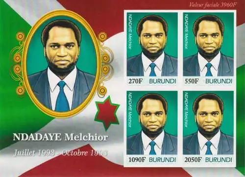 Presidents of Burundi - Melchior Ndadaye