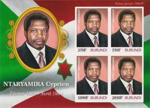 Presidents of Burundi - Cyprien Ntaryamira