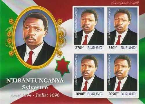 Presidents of Burundi - Sylvestre Ntibantunganya