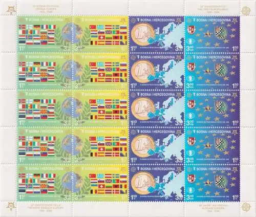 The 50th Anniversary of the First EUROPA Stamps